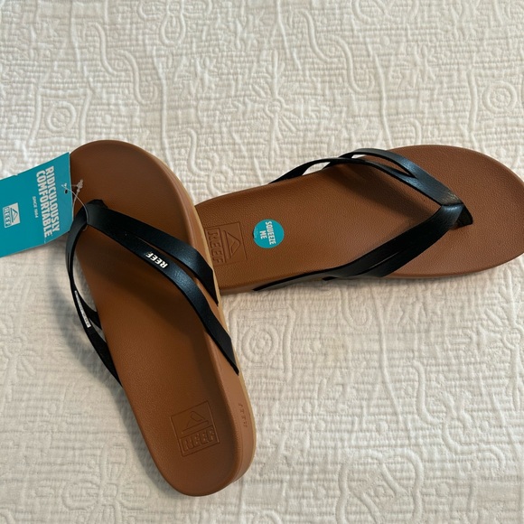 Reef Black Cushion Spring Joy Sandals - Picture 4 of 4